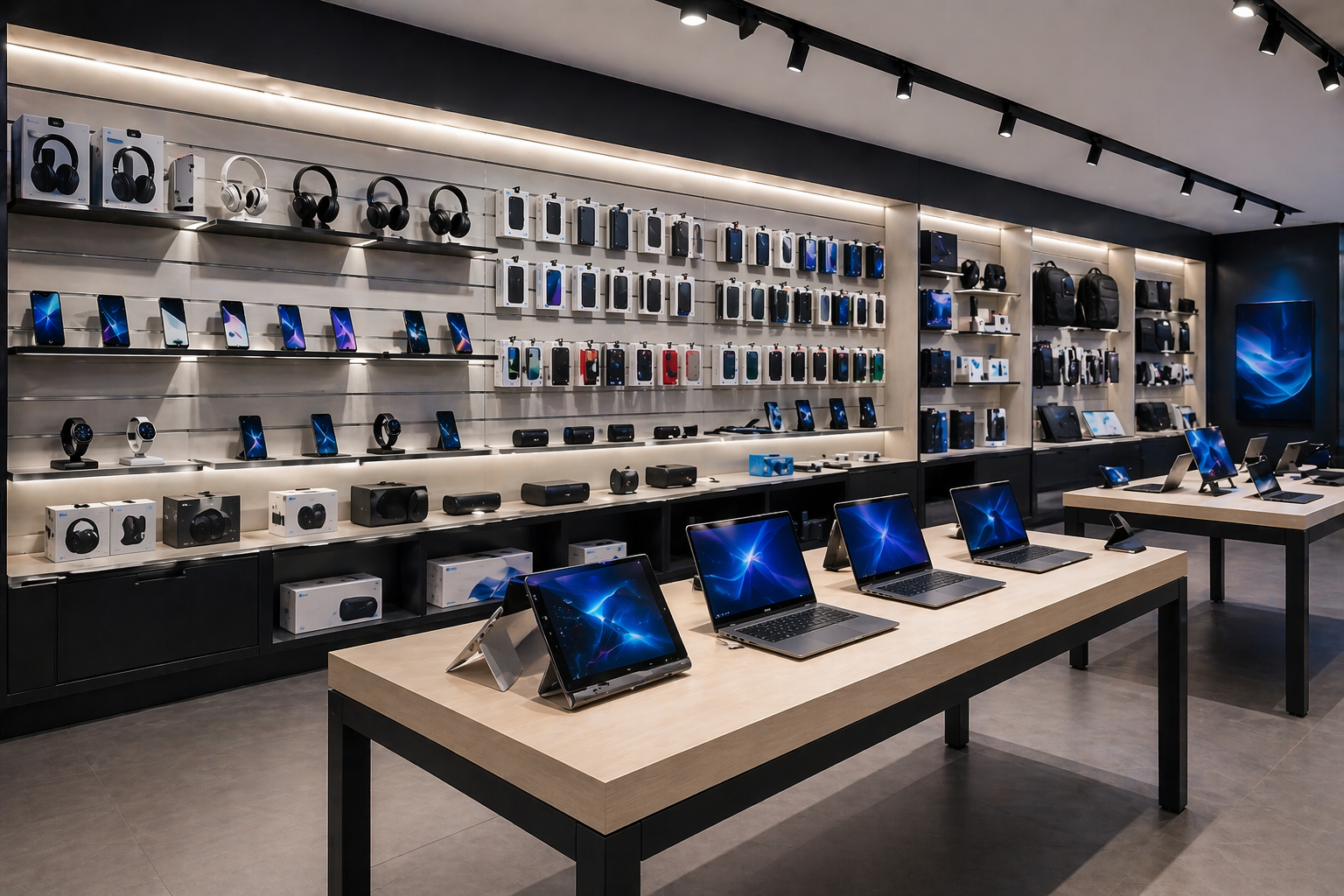 Espacio para foto de equipos o vitrinas de tecnologia